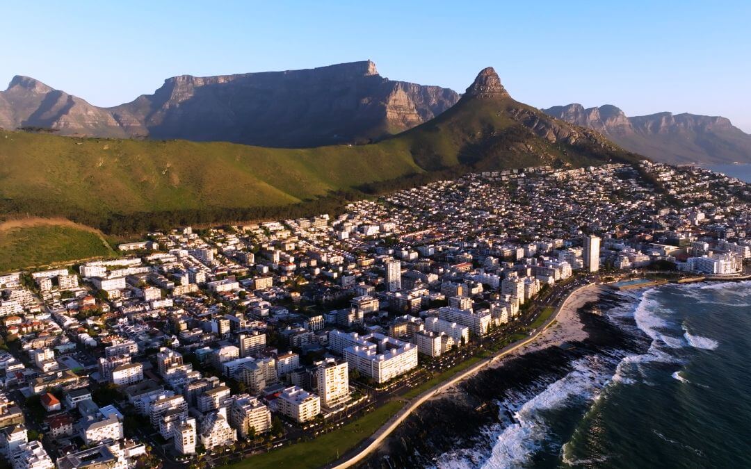 Atlantic Seaboard, Lions Head and Table Mounatin in Cape Town, South Africa